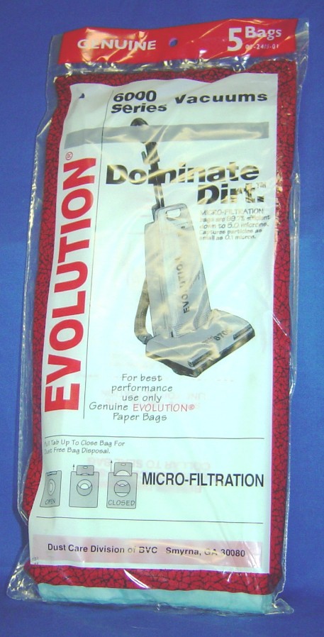 DUST CARE PAPER BAGS MICRO FILTRATION 5 PK UPRIGHT