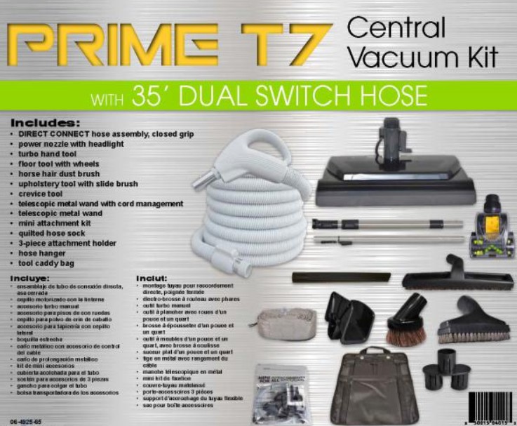 TITAN CENTRAL VAC ACCESSORY KIT 35' WITH KENMORE STYLE PN