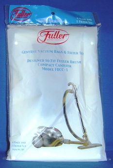 FULLER BRUSH PAPER BAGS COMBO 6 & 1 COMPACT CANISTER NLA